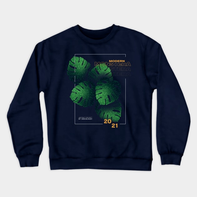 Monstera / flower art Crewneck Sweatshirt by DenielHast